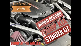 Kia Stinger World Record 700hp at the wheels - Built by Dynomotive