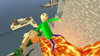 BALDI'S BASICS RAGDOLL!! Garry's Mod [Baldi's Basics Minecraft]