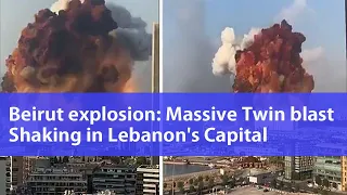LIVE : Beirut explosion: footage shows massive blast shaking Lebanon's capital