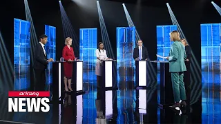 British PM candidates clash in TV debate