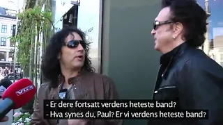 Paul Stanley and Eric Singer goes shopping in Oslo, Norway 2010