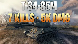 T-34-85M - Like A Dream (7 Kills - 5k Dmg)