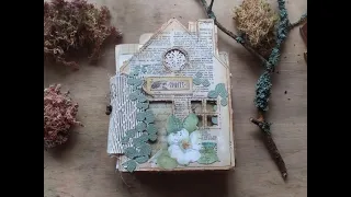 House-shaped Botanical Journal Flipthrough (sold)