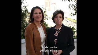 60 Jahre Élysée-Vertrag: die Außenministerinnen Catherine Colonna und Annalena Baerbock