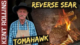 Reverse Sear Tomahawk Ribeye Steak