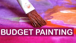 How to Save Money on Painting Supplies | LittleArtTalks