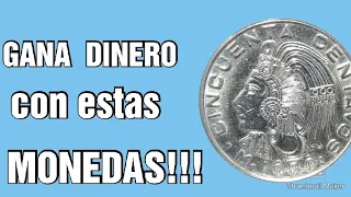 GANA DINERO CON ESTA MONEDA DE 50 CENTAVOS CUAUHTEMOC 1982