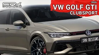 2025 VW Golf GTI Clubsport - Digital Concept Art Rendering | SRK Designs