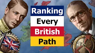Ranking ALL 6 British Focus Trees in Hearts of Iron 4