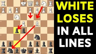 The BEST Chess Opening Against 1.e4 | TRAPPIEST Gambit for Black