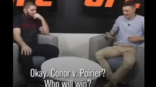 Khabib's prediction on Conor Mcgregor vs Dustin Poirier trilogy