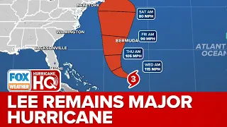 Hurricane Lee Remains Major Hurricane As US East Coast Stays On Alert For Potential Impacts