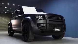 【XPEL  LUX MATTE 消光車漆保護膜 】Land Rover DEFENDER 110消光黑