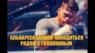 АЛЬВАРЕС ПРИЗНАЛСЯ,ЧТО ЕГО БЕСИЛО НАХОДИТЬСЯ РЯДОМ С ГОЛОВКИНЫМ