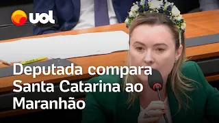 Deputada do PL compara SC com o Maranhão: 'Mais gente com carteira assinada que no Bolsa Família'