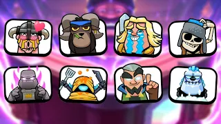 ALL Exclusive Emotes In Clash Royale! | Limited Emotes!