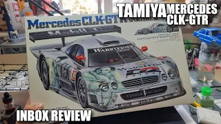 Tamiya 1/24 Mercedes CLK-GTR in box review!