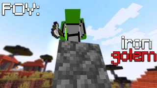 Pov: you are iron golem in dream's speed run #shorts