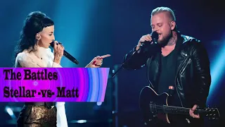 The Battles (8D) Stellar vs Matt 'Slide Away' The Voice Australia 2020