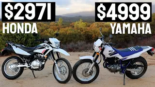 HONDA XR150L  versus YAMAHA TW200 - Entry Level Dual Sport