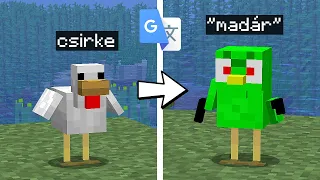 100-szor Google Fordítottam a Minecraft Mobokat!