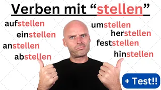 Die 10 wichtigsten Verben mit "stellen" | Wortschatz lernen