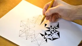 Six Hexagons - Geometric Drawing Tutorial
