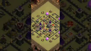 Th 9 best defensive war base layout ( only 1 star )