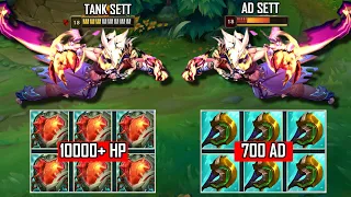 TANK SETT vs AD SETT FULL BUILD FIGHTS & Best Moments!