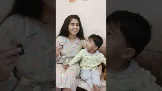 BTS of cute video with my nephew 🥰😉😝