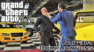 GTA 5 Mission 3 Complications Gold Medal Walkthrough | 1080p 60fps | Ninjandre