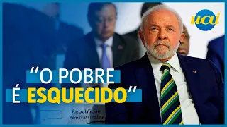 Lula: 'Classe política só valoriza o pobre em época de eleição'