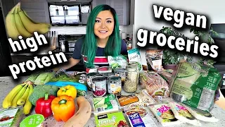 HIGH PROTEIN VEGAN GROCERY HAUL (BUDGET FRIENDLY)