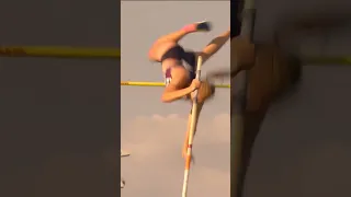 Emma Brentel EPIC Jump!🫣 #shorts #extremesports #jump #polevault