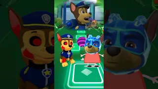 Paw Patrol Cursed Chase ☠️ X Coffin Dance Meme -- Tiles Hop Music Game #shorts