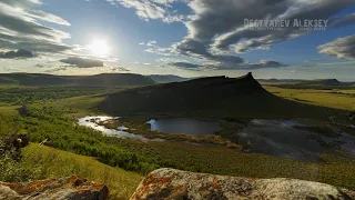 Гора Сундук. Хакасия. Таймлапс.