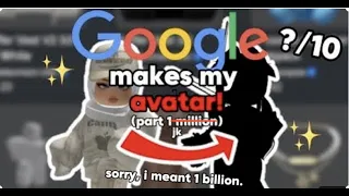 google makes my avatar (part 1 billion)