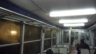 Napoli: inside the Circumvesuviana train type FE220 (going to Napoli Garibaldi)