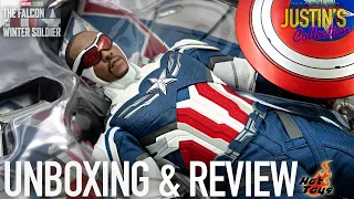 Hot Toys Captain America The Falcon and The Winter Soldier Unboxing & Review