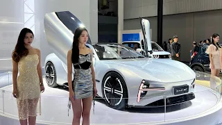 Большая авто выставка в Гуанчжоу Ноябрь 2023. Китай. Zeekr, Lixiang Mega, BYD, HiPhi. Авто из Китая