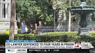 VIDEO: Ex-lawyer Cory Fleming sentenced to prison, restitution following guilty plea