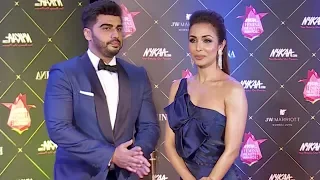 Malaika Arora With Her Rumoured Boyfriend Arjun Kapoor At Femina Beauty Awards 2018 Red Carpet