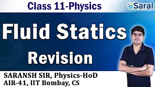 Fluid : Fluid Statics Revision- Physics Class 11, JEE, NEET