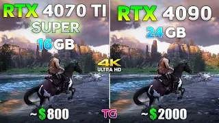 RTX 4070 Ti SUPER vs RTX 4090 - How Big is the Difference?