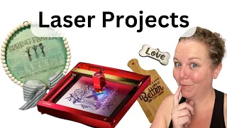 Make Some Projects With a Laser || Easy Beginner Friendly Laser Projects || xTool D1 Pro