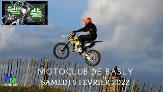 MOTOCROSS DE BASLY : SAMEDI 5 FEVRIER 2022  ENORMEMENT DE MONDE -  😊EXTRAIS  PART1