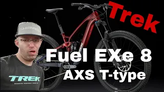 2024 Trek Fuel EXe 8 AXS T-type Transmission Review Walkaround with Actual Weight t type