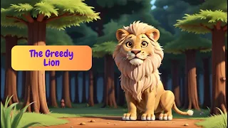 The Greedy Lion Story | Moral Stories in English | #kidsstories #moralstories