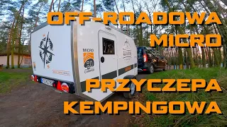 Wyprawowa przyczepa kempingowa. Mini-przyczepka terenowa polskiej produkcji