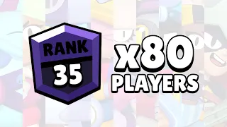 80 Players Fight For Their First Rank 35 (Part 1)